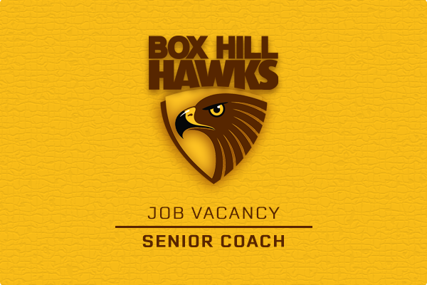 Job Vacancy – Senior Coach