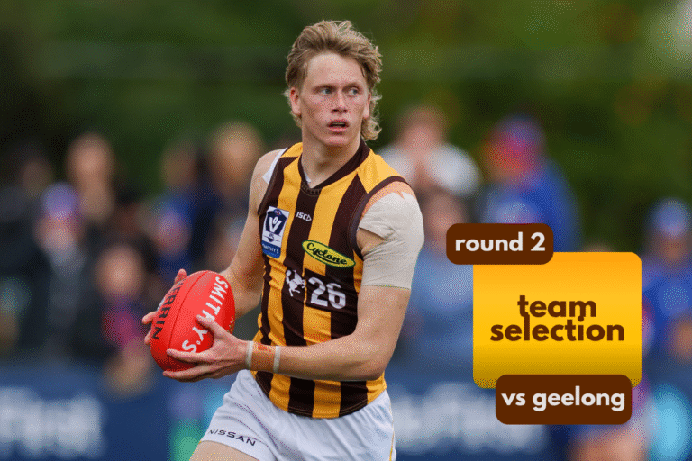 Hawks Squad Named for Showdown with Cats