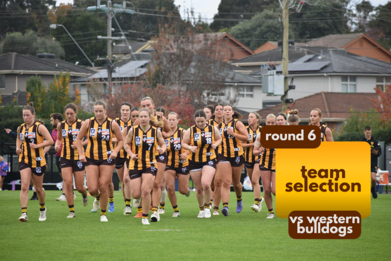 VFLW Selection: Taking on the Bulldogs at Whitten Oval