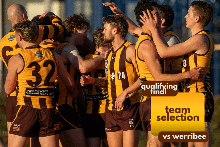 Selection: Hawks Ready for Qualifying Final Clash with Werribee
