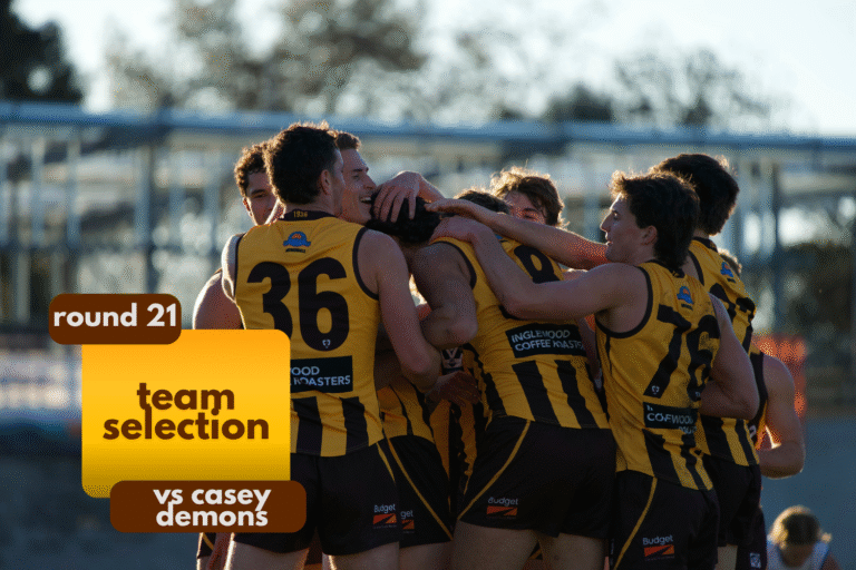 Selection: Hawks Set for Final Home-and-Away Clash with Casey