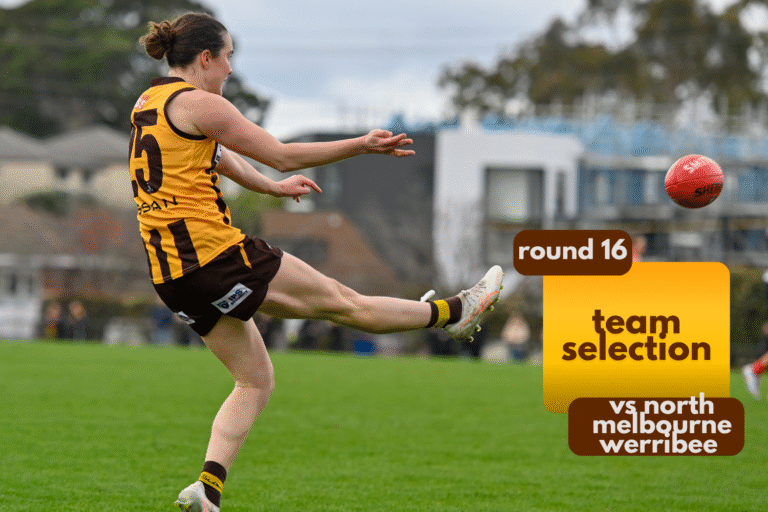 VFLW Selection: Hawks Set for North Melbourne Battle